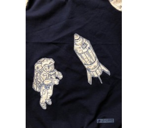 Stickserie - Weltraum Space Line Art